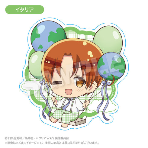 『ヘタリア World☆Stars』ばるんこステッカー イタリア